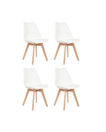 OUTLET Pack 5: Silla Tulip x 4 unidades