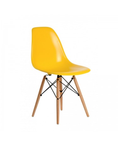 Silla Tulip Eames Amarilla Pack x 2 Outlet