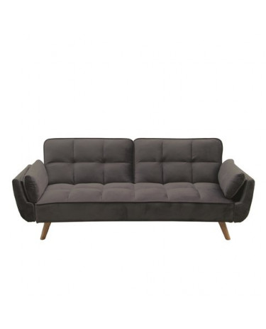 Sofa Bed Oslo Gris Oscuro 1,85 mts con USB